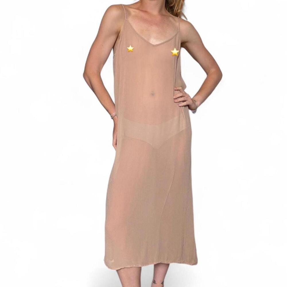 Doen nude slip dress size xl